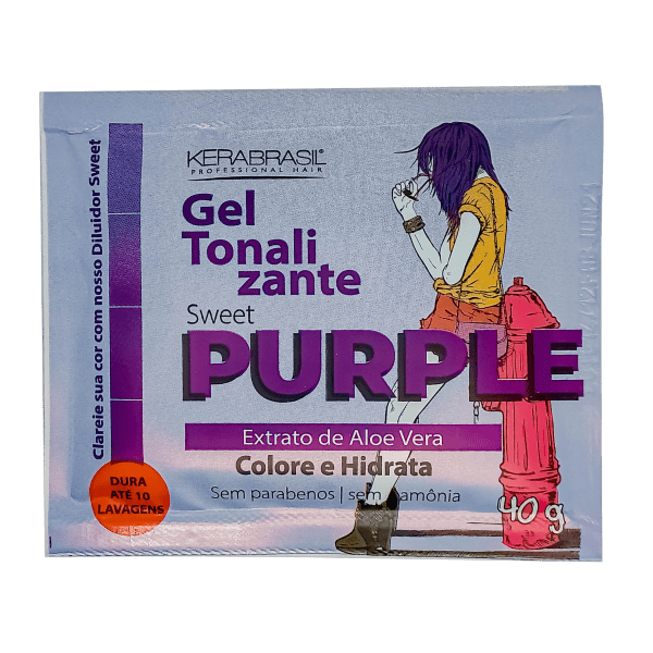 GEL TONALIZANTE SWEET PURPLE 40G