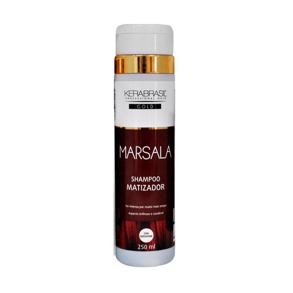 SHAMPOO MATIZADOR MARSALA 250ML Kerabrasil Cosméticos