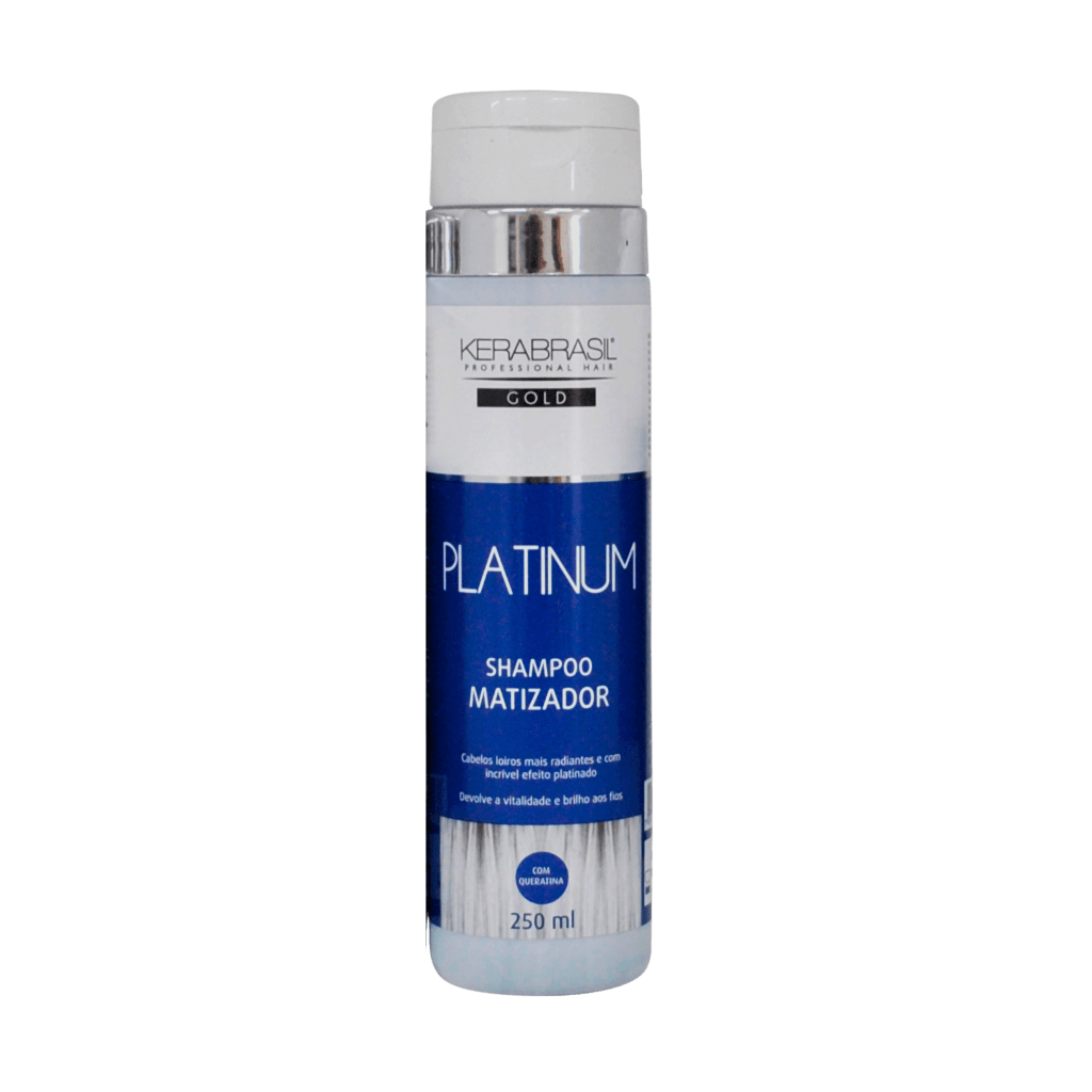 SHAMPOO MATIZADOR PLATINUM 250ML Kerabrasil Cosméticos