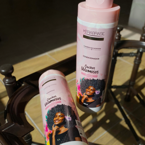 KIT SHAMPOO (1L) E CONDICIONADOR (800ML) GOLD CACHOS VOLUMOSOS - Image 2