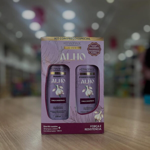 KIT SHAMPOO (230ML) E CONDICIONADOR (190ML) GARLIC ALHO - Imagem 3