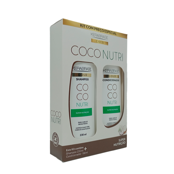 KIT SHAMPOO (230ML) E CONDICIONADOR (190ML) COCO NUTRI